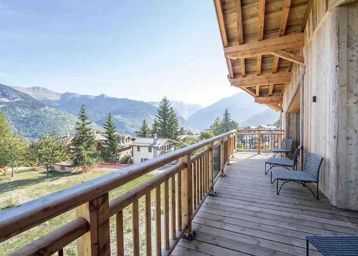 Familial Avec Piscine Et Animaux Admis Proche Pistes - Fr-1-568-37 Dağ evi Courchevel